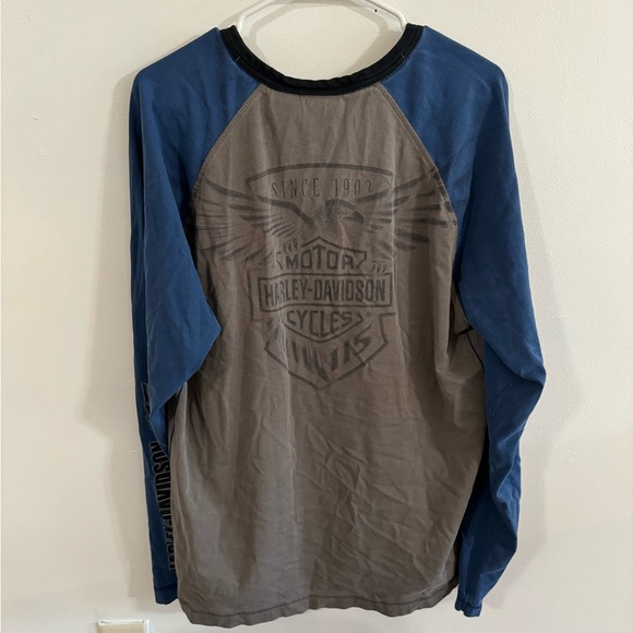 Harley Davidson long sleeve sz L - Picture 5 of 6